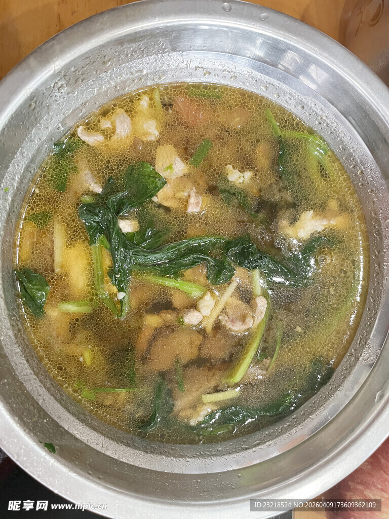 菠菜瘦肉汤