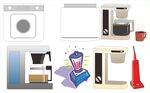 多样家电与清洁工具展示