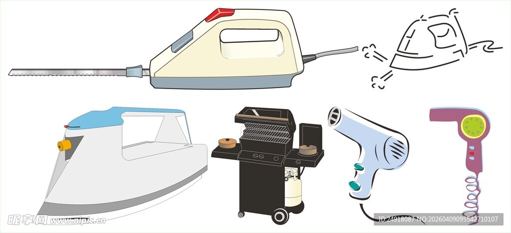 创意机器人与工具组合图