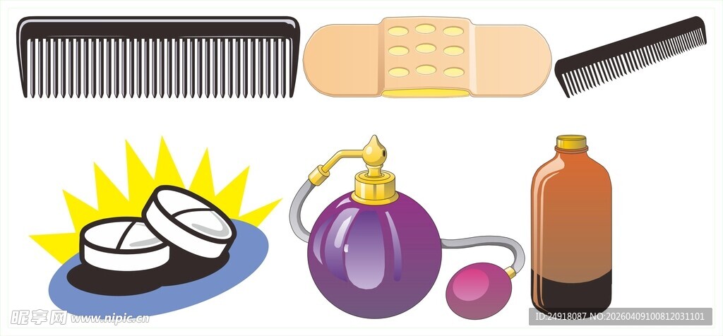 美容美发工具及用品组合