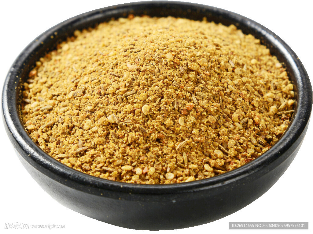 一碗烧烤五香粉摄影