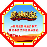 民族团结宣传海报