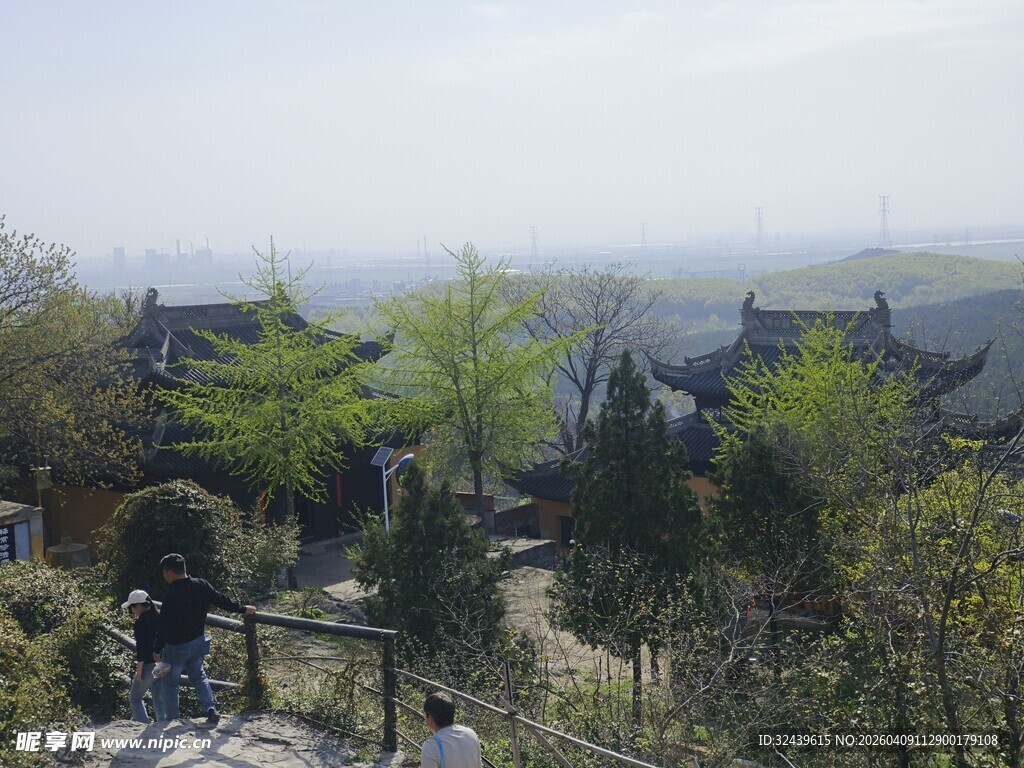 中式园林景观俯瞰图