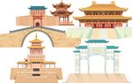 中式古建筑景观集合