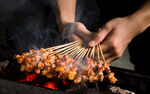 现烤羊肉串