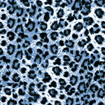 蓝黑豹纹图案纹理