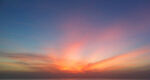 绚丽天空中的绝美霞光