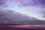 梦幻紫调天空云彩美景