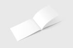 空白A4横版宣传册设计展示样机