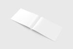 空白A4横版宣传册设计展示样机