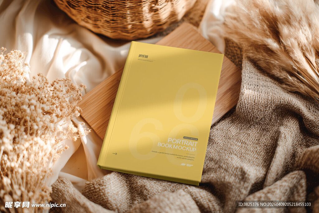 书籍设计带摆拍展示的样机