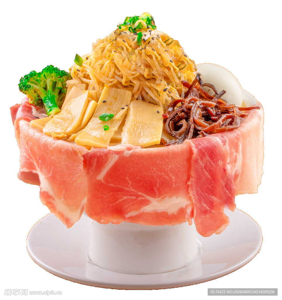 豪华牛肉火锅食材拼盘