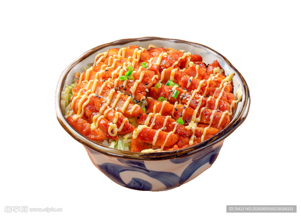 美味蟹肉盖饭