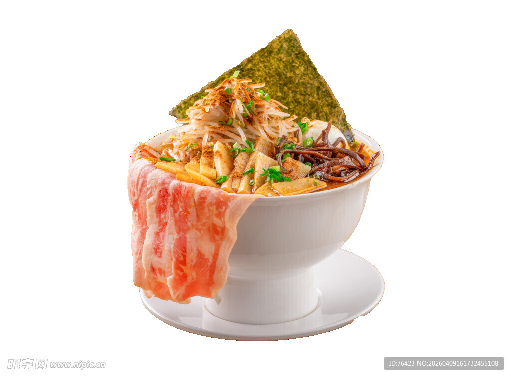 培根海苔盖浇饭美食图