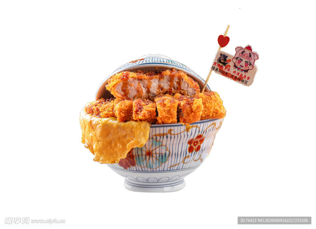 中式碗装美味油炸小食