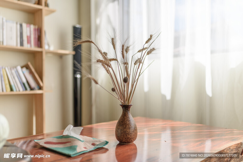 温馨室内一角的静谧景致