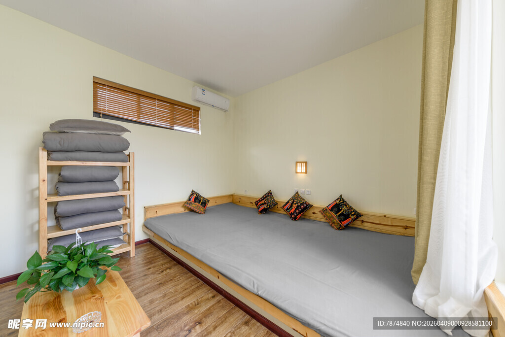 日式简约风卧室温馨一角