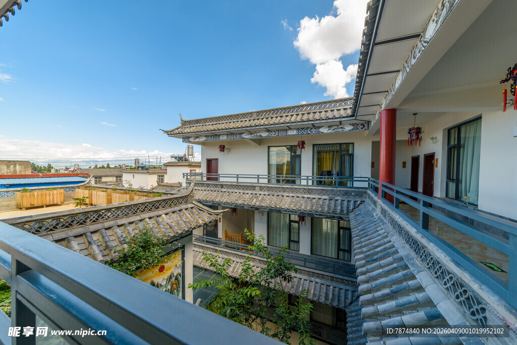 中式庭院建筑景观