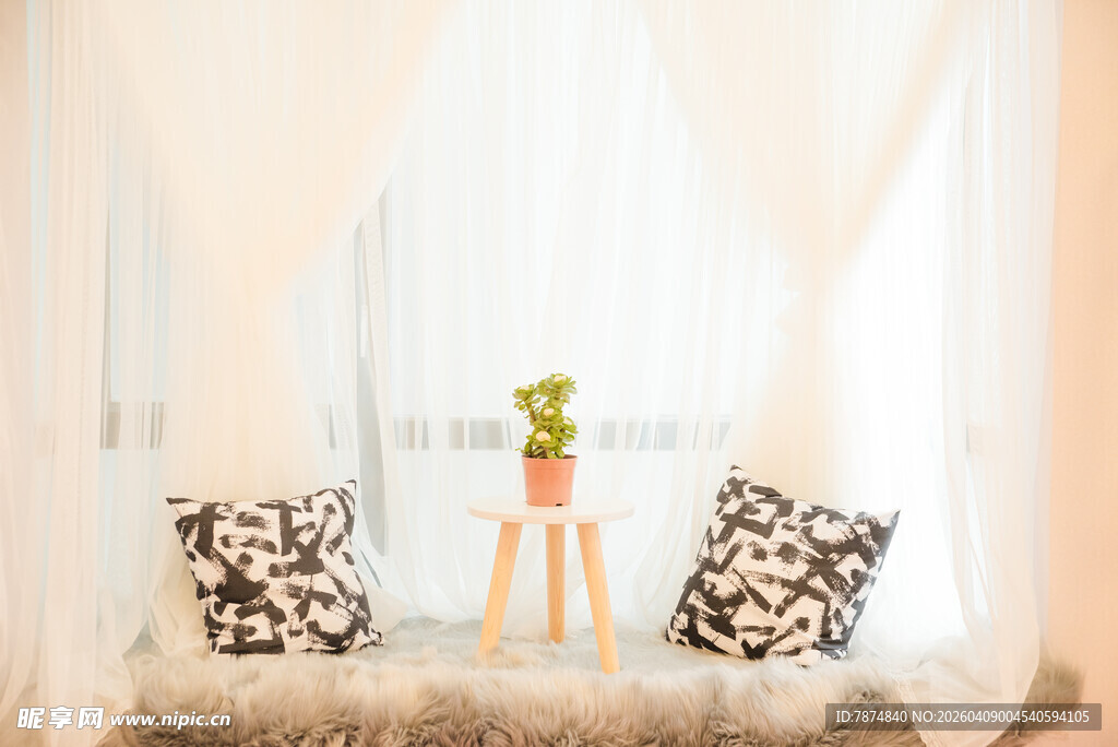 窗边温馨小角落