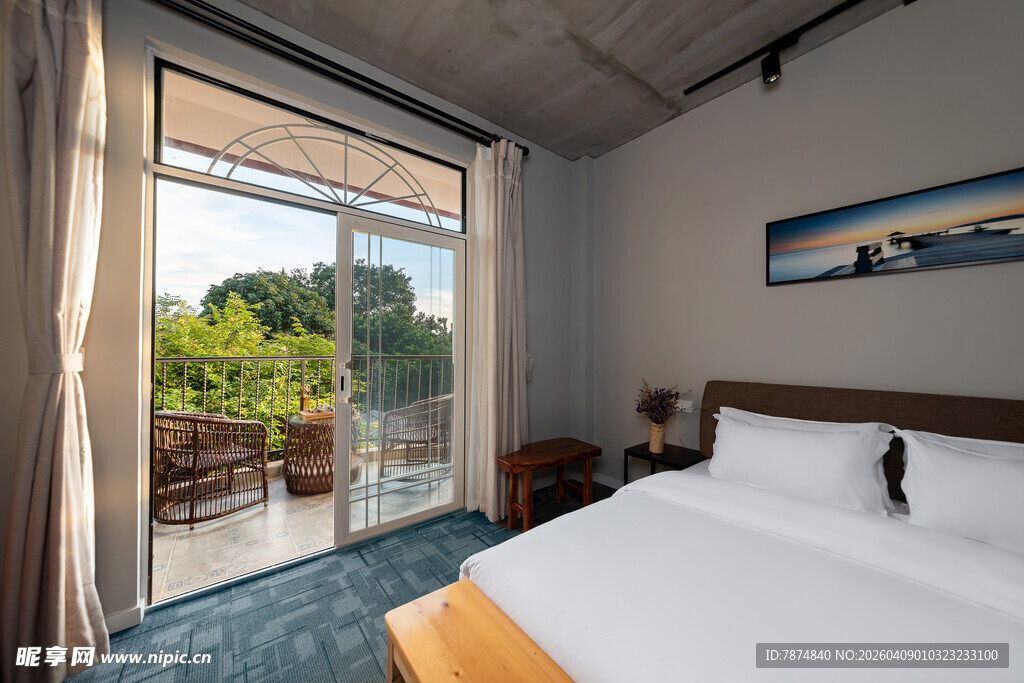 简约舒适的现代风格卧室