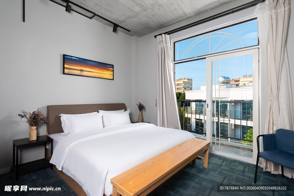 现代简约风格温馨卧室