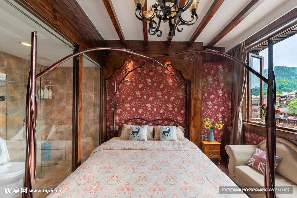 复古温馨卧室 尽显优雅格调