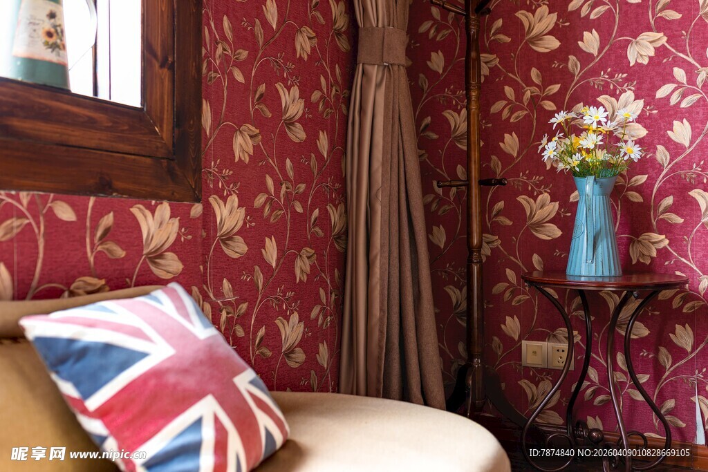 英式风格温馨角落装饰