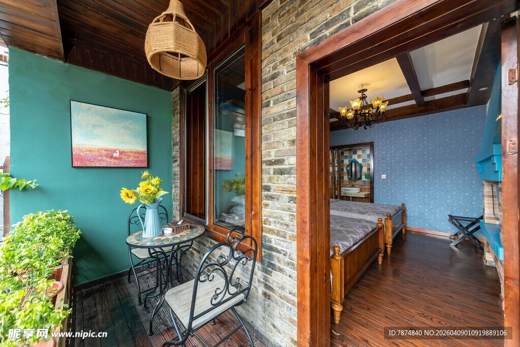 温馨室内家居一角