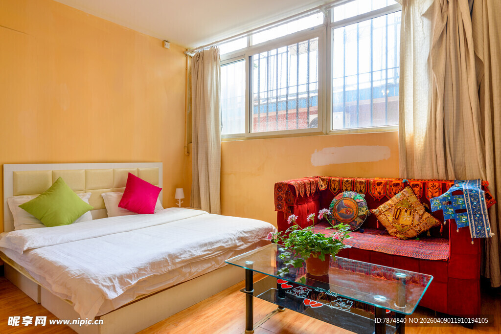 温馨卧室家居场景展示