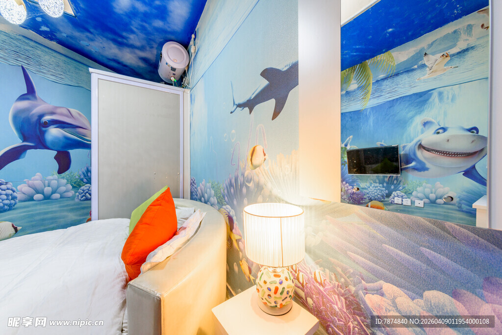 海洋主题儿童卧室