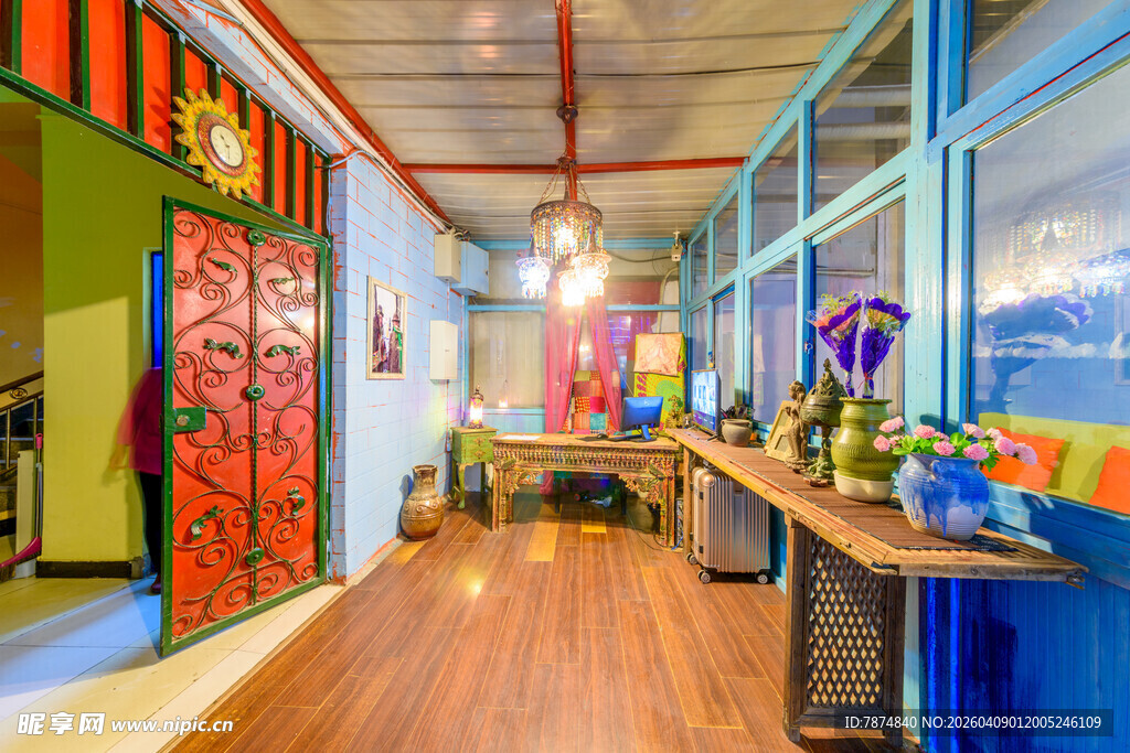 多彩创意办公空间一角