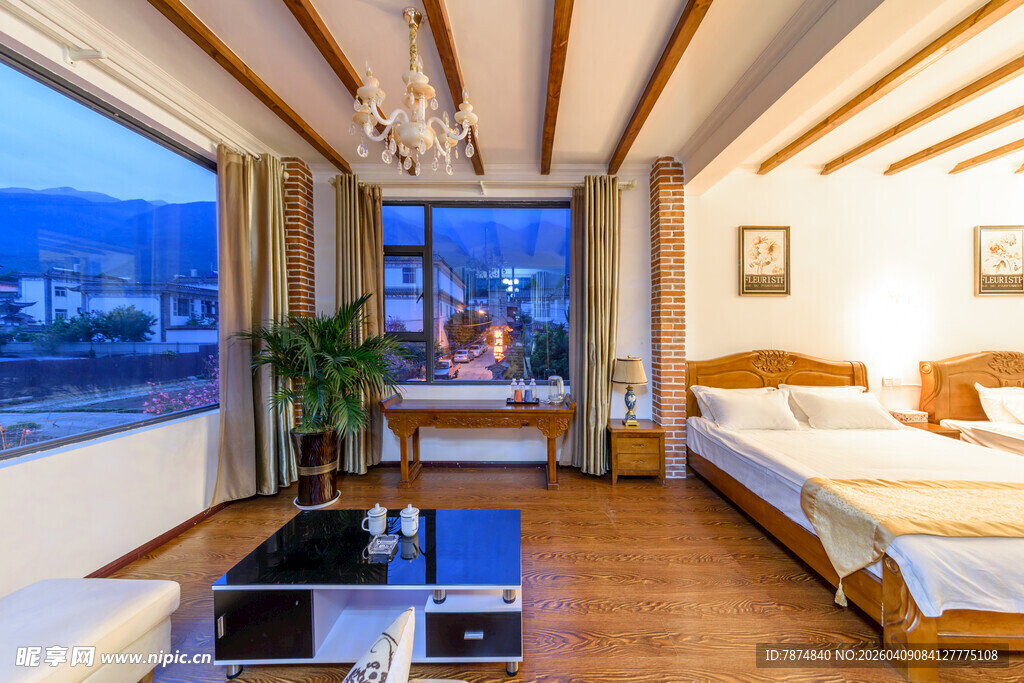 豪华观景卧室温馨舒适