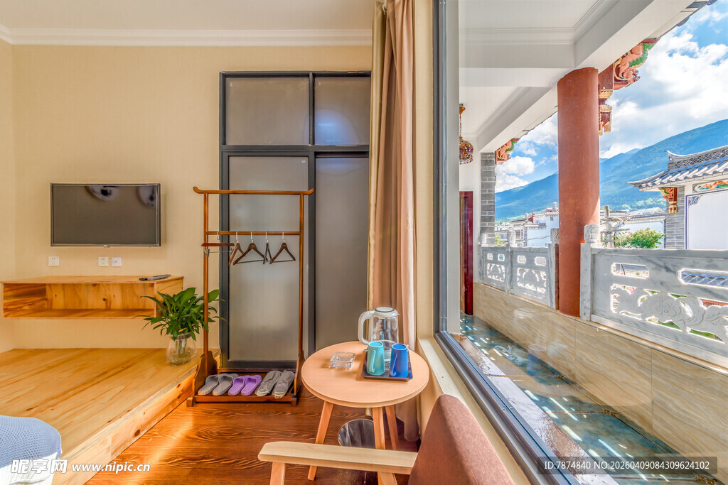 温馨简约风室内休闲空间