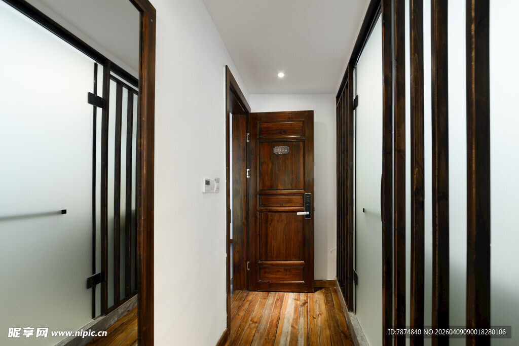 现代简约风走廊过道设计