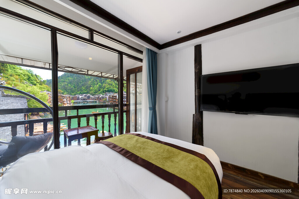 温馨雅致的卧室观景空间