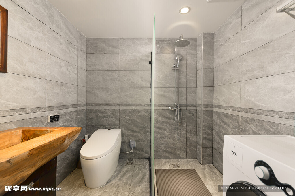 现代简约风的浴室空间