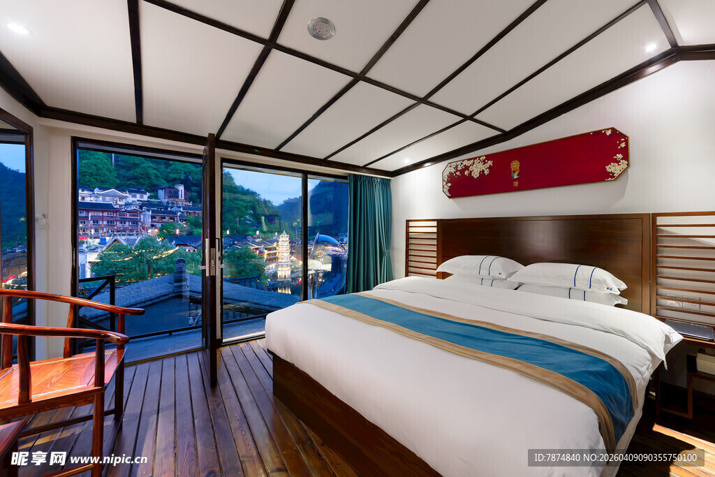 中式风格温馨舒适卧室