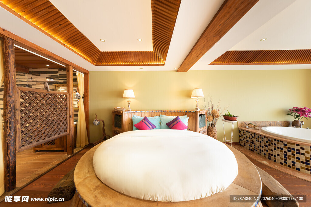 温馨日式风格卧室场景