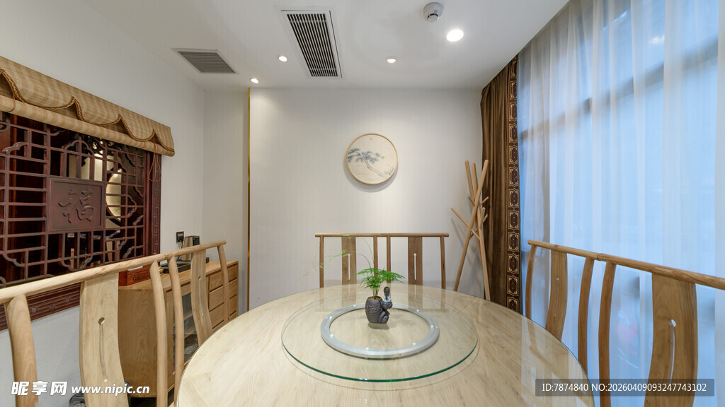 现代简约风室内餐厅场景
