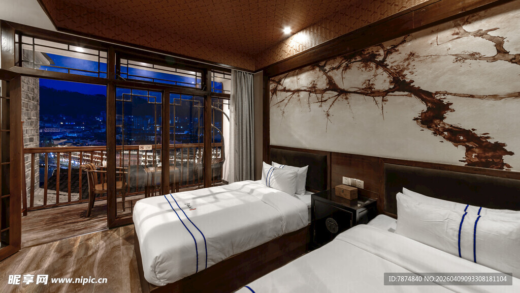 豪华海景双床房