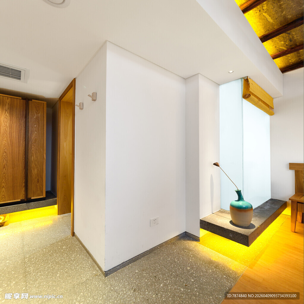 现代简约风室内过道一角