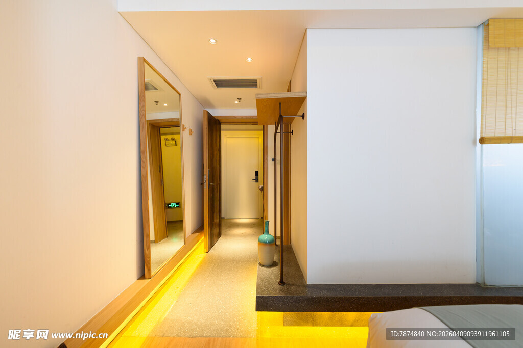 现代简约风室内走廊空间