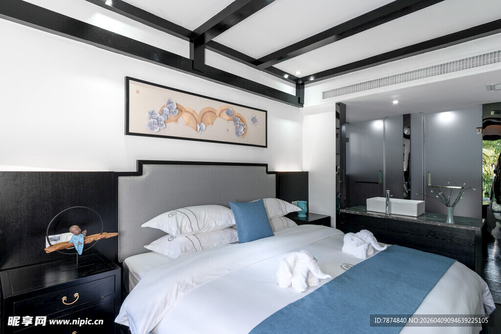 现代简约风卧室温馨空间