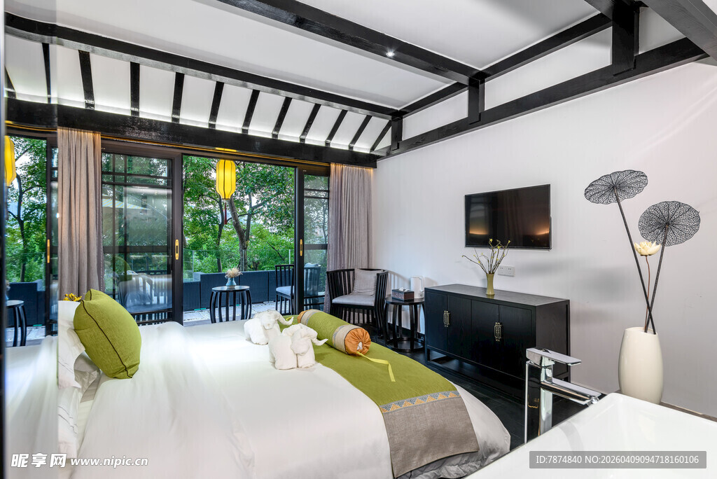 现代简约风卧室温馨空间