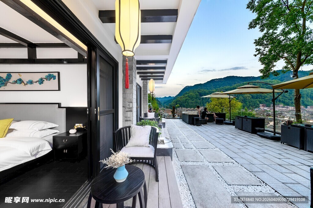 户外露台舒适住宿空间