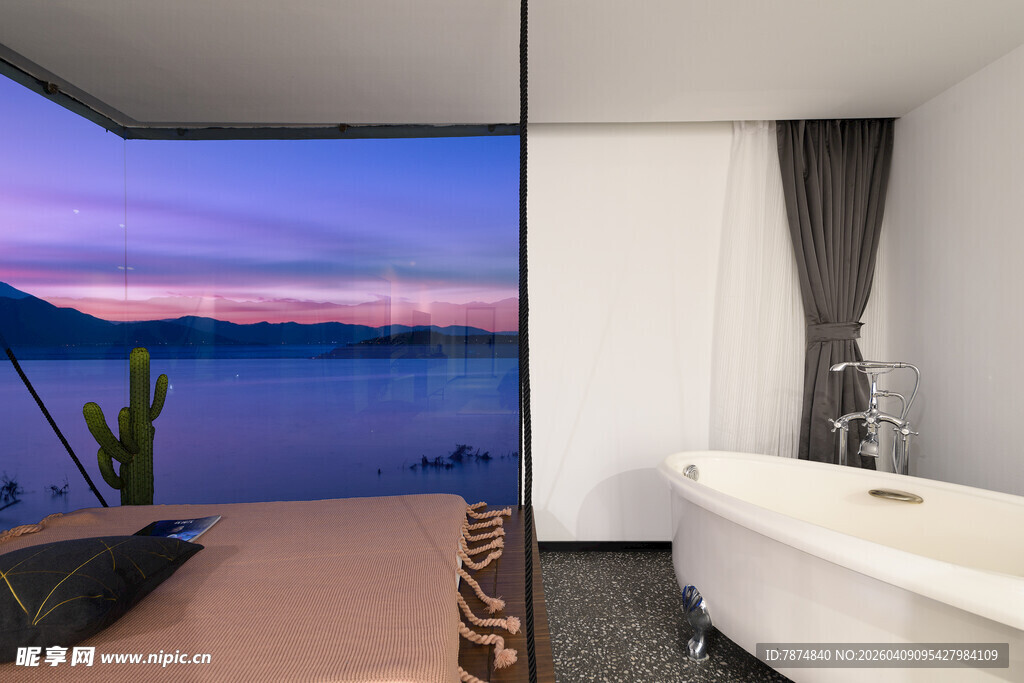 海景浴室 邂逅浪漫黄昏