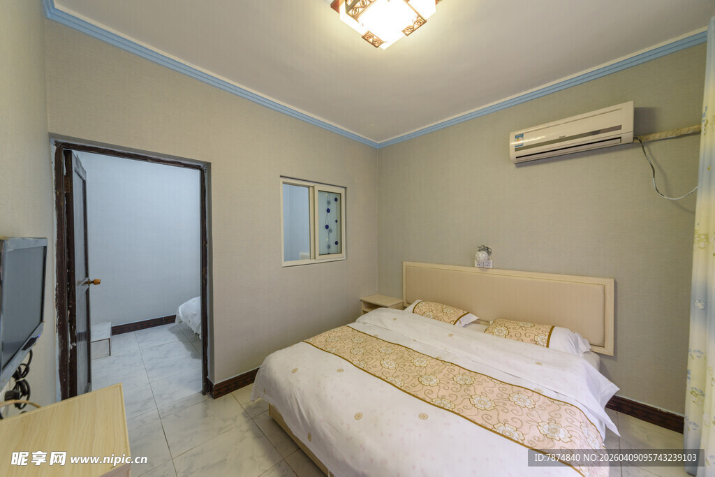 简约温馨卧室室内场景