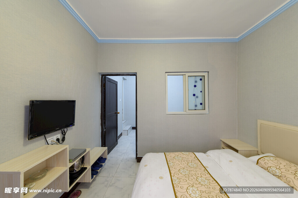 简约温馨单人住宿房间