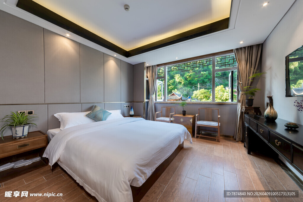 现代简约风格温馨卧室