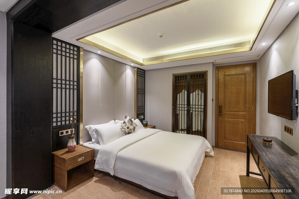 现代简约风格温馨卧室